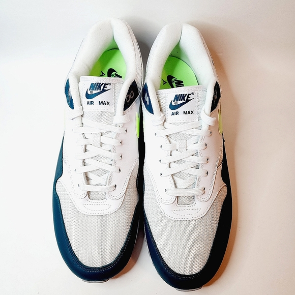 Nike Air Max 90/1 Spruce Lime White New Size 12 AJ7695-103 - Picture 3 of 12